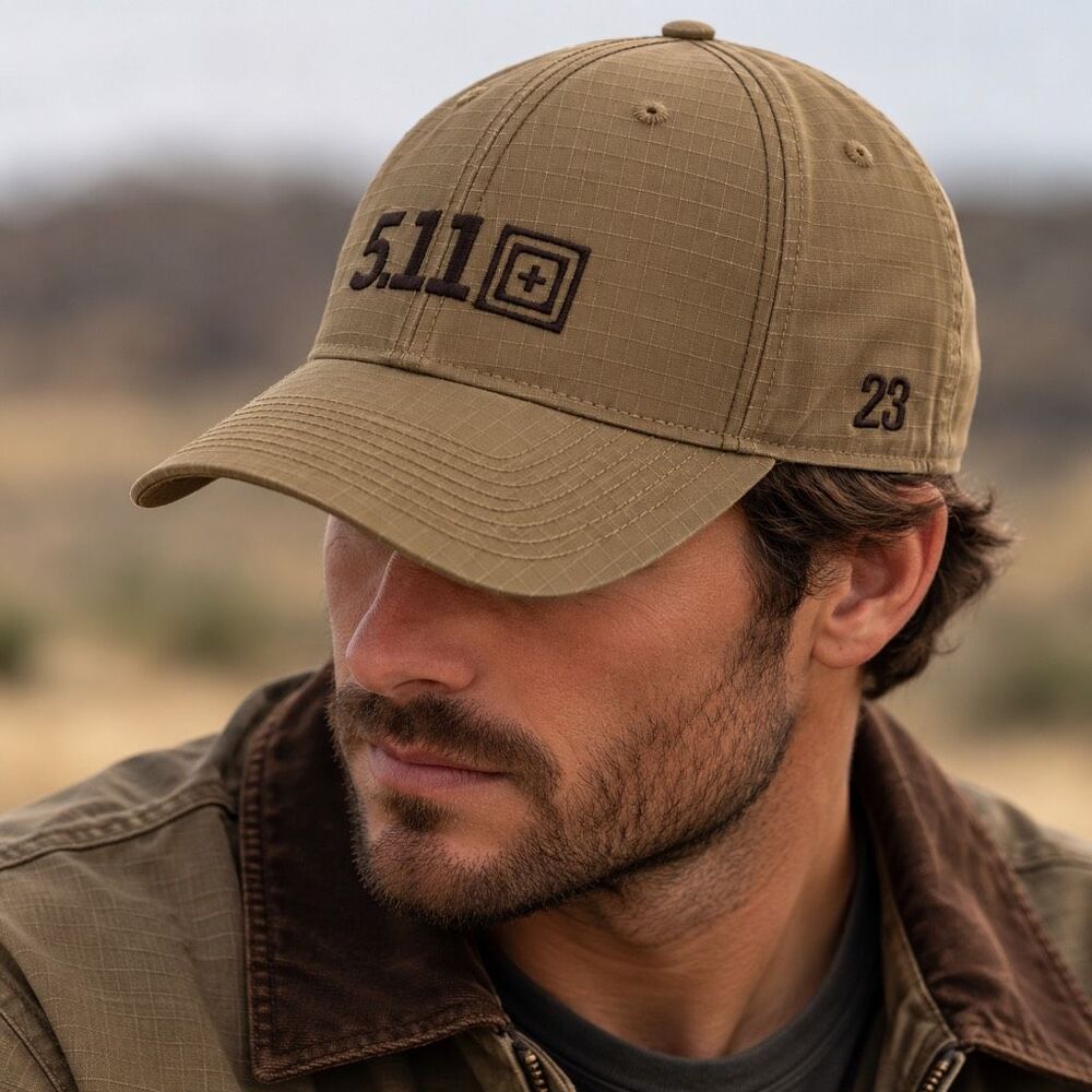NWT 5.11 Tactical Men's 2023 Stitched Logo Hat Olive One Size Fits Most